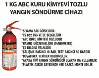 Kuru Kimyevi Tozlu Yangın Söndürme Cihazı, 1 Kg Yangın Tüpü