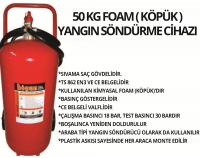 Foam Köpüklü Yangın Söndürme Cihazı, 50 Kg Yangın tüpü